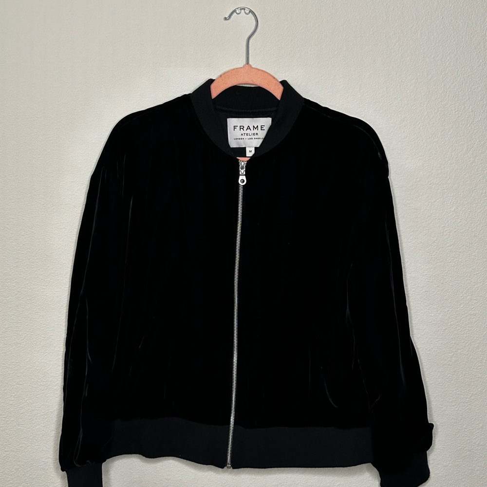 Frame Atelier Le Velvet Bomber Jacket